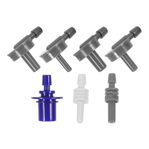 WEKAMOS 7 Stück 7 Stück Blutdruckmessgerät Adapterset Universalverbindung für Oberarm Manschetten Ersatzadapter in Weiß Kompatibel mit Automatischen Armmonitoren