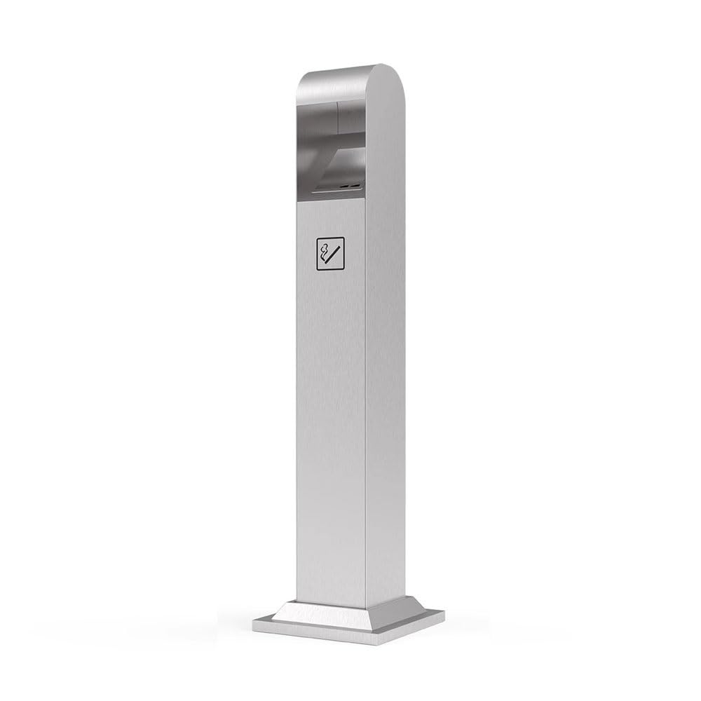 OWOHYG Ashtray Trash Can Outdoor Street Vertical Cigarette Butt Column Smoking Area Rainproof Ash Pillar Outdoor Ashtrays For Cigarettes.