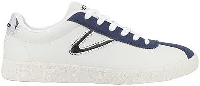 TRETORN Women's Ingrid Sneaker, Navy/White/Silver, 9 | Image 4