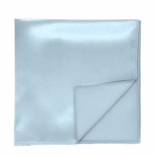 Image of tiemart Solid Color Pocket Squares for Men | For Suits, Perfect for Wedding Parties, 12 x 12 inch / 30 x 30 cm