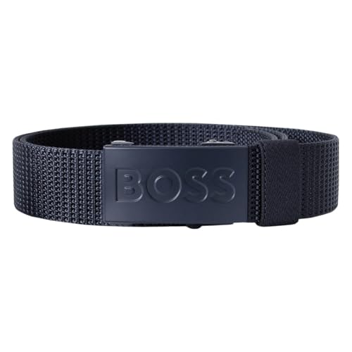 Image of BOSS Hugo Mens Bosper Tape Golf Belt - Navy - 36" Waist
