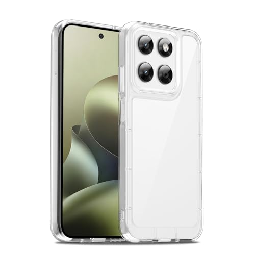 Image of Case for Motorola Moto G87 /Moto G77 /Moto G67 5G, Military Grade Drop Protection Phone Case, Yellowing Resistant, Anti-Scratch Hard PC Back, Shockproof Hard Ultra-Thin Protective Cover, Clear