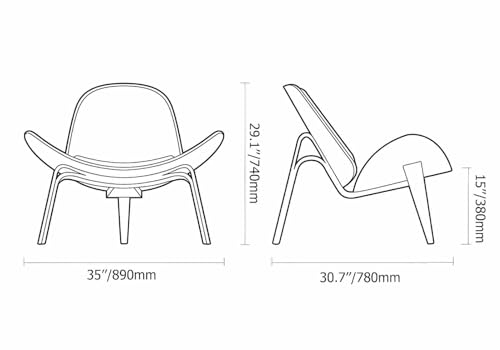 Sillón Plegable Blanco de Cuero Sintético miniatura 2