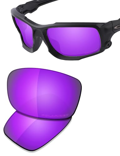 Image of SAUCER Premium Replacement Lenses & Nosepads for Oakley Si Ballistic Shocktube OO9329 Sunglasses