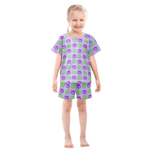 Planet Pajama Set Pajamas Sleepwear Nightwear Loungewear Clothes Set B0404697