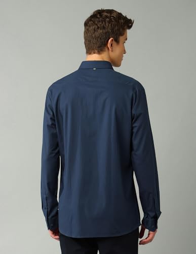 Image of Arrow New York Men's Textured Manhattan Slim Fit Shirt