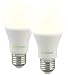 Produktbild Luminea Sensorleuchte LED: 2er-Set LED-Lampen, Bewegungs-/Lichtsensor, E27, 12W, 1150lm, warmweiß (mit Sensor, Leuchtmittel mit Bewegungssensor, Bewegungsmelder Dämmerungssensor)
