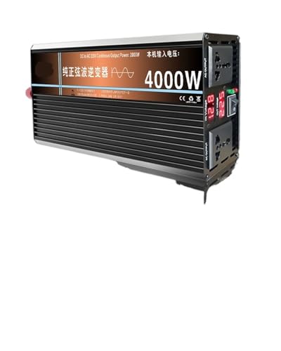 Onduleur 12V 4000W onde sinusoïdale pure convertisseur électrique 220V