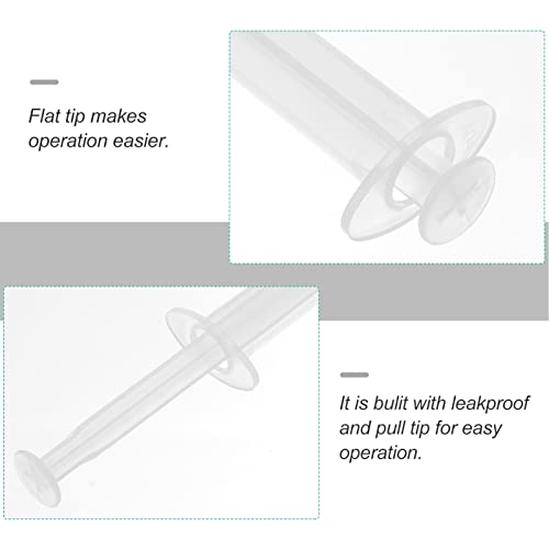 Image of ARTIBETTER Disposable Gynecological Injector Aid Tool with Pe Material Leak-Proof Silicone Cap Flat Tip for Accurate Medicine 100 Pack Compact 3.93In Size for Convenient Home Use