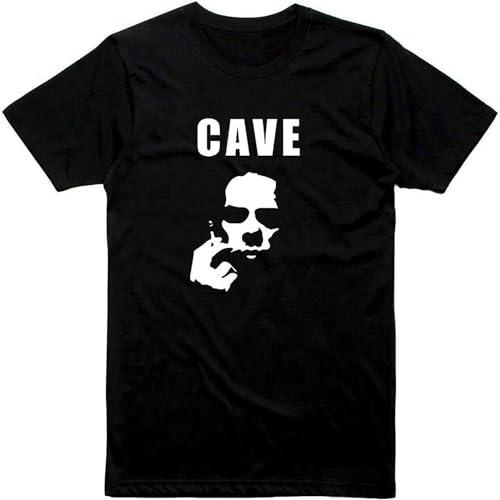 Camiseta Nick Cave para hombre, Negro , S