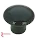 Mushroom Knob Finish: Black