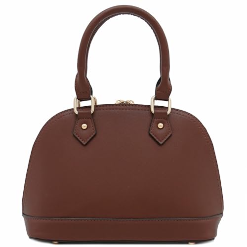 Image of Zip-Around Saffiano Classic Dome Satchel