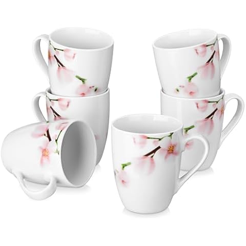 VEWEET 'Annie' Floral Coffee Mug Set Cover