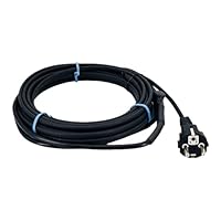 MincoHome Pipe Heating Cable Built-in Thermostat 200-240V Plug-in Water Pipe Anti-Freeze Kit Energy-Saving (4M)