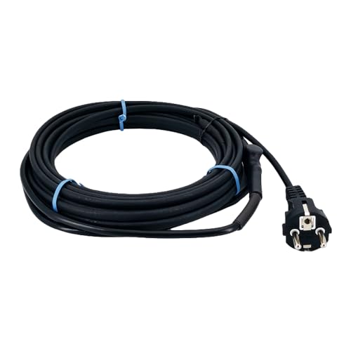 MincoHome Pipe Heating Cable Built-in Thermostat 200-240V Plug-in Water Pipe Anti-Freeze Kit Energy-Saving (4M)