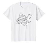 Niños Pez para pintar y colorear, cumpleaños infantiles. Camiseta