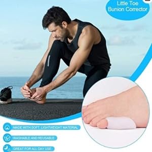 Tailor's Bunion Pads for Pinky Toe Pain Relief Pad Set, Corrector Bunion Pads Set for Calluses, Blisters, Corns
