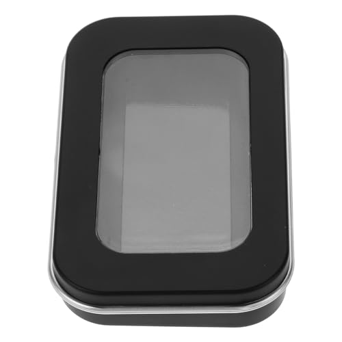 YOSADIER Estuche Magnético para Agujas Negro, Portaagujas de Bordado Multifuncional, Bandeja de Agujas Esmerilada para Costura y Manualidades, Organizador Compacto para Punto de Cruz