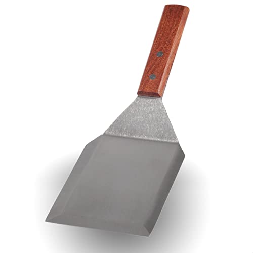 Kerafactum® – Spatule pour Burger steaks et Ribs Burger Pelle Pelle pour le four ou barbecue spatule Pelle avec grand laffe – 27 cm