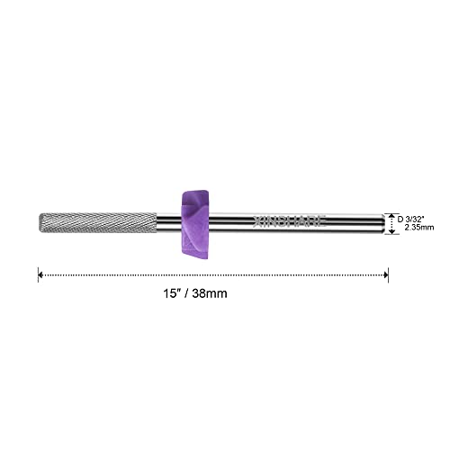 Xinshare Nail Drill Bit 3/32 Inch Tungsten Carbide Professional Nature Nail Buffer Bit For Nail Cuticle Clean Manicure Pedicure Nail Efile Safety Gel Remover Home Salon Using,Xxxf #TOP5