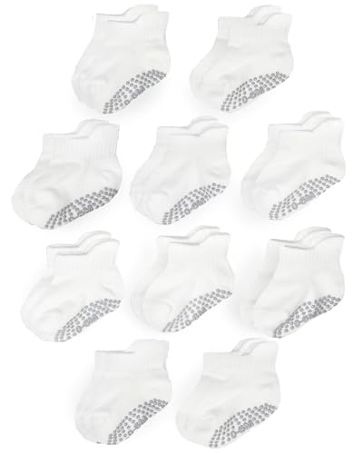 Image of Fruit of the Loom Cotton Grip Socks for Baby and Toddler
