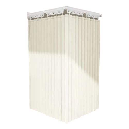 Tringle de douche réglable en métal et pliable pour tringle de douche murale sans perçage