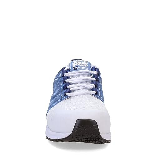 Image of Timberland PRO Women's Radius Composite Safety Toe Industrial Athletic Work Shoe, Blue /Ice, 10W