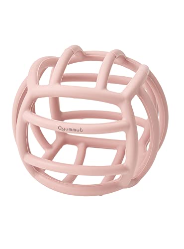 cyummut シリコンボール はじめて知育専門ベビーボール (ベビーピンク, grip grap-にぎる)