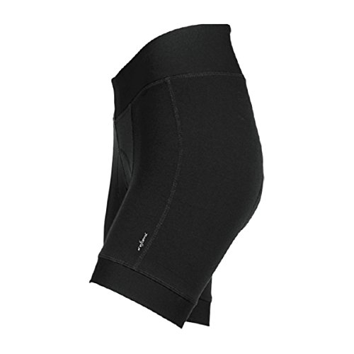 Shebeest Pre-Dyed Black/Plus Shorts With Shelastic 1.0 Pad (2X) #TOP29