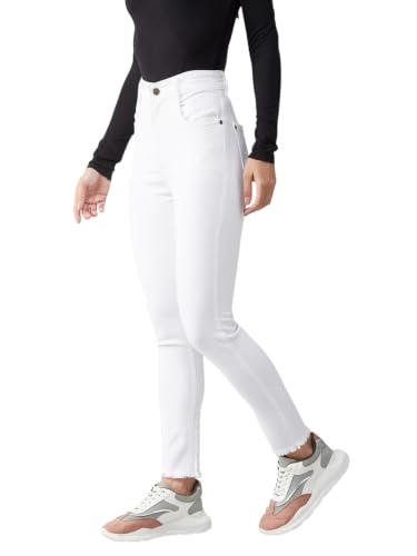Image of Dolce Crudo Distressed High Rise Skinny Jeans for Women