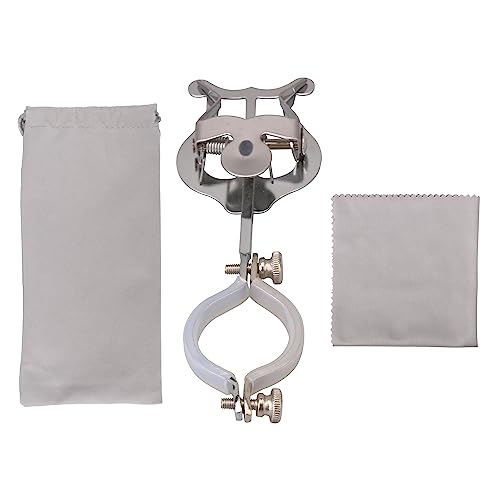 Lyre à pince pour partitions argentée de 135 mm pour instruments
