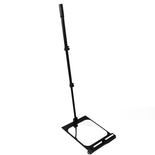 Natudeco 11.81in Telescopic Inspection Mirror 360° Portable Inspection Mirror 2X Magnification Telescopic Underbody Rearview Mirror for Mechanics Technicians