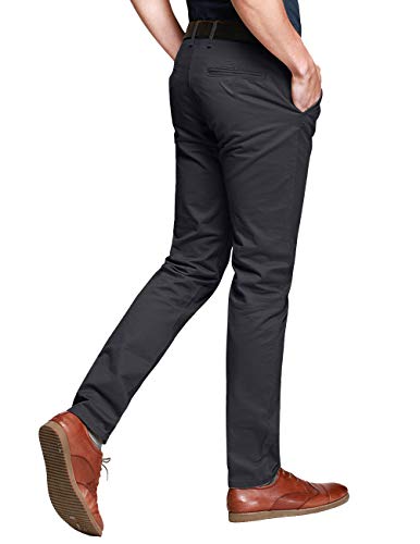 Image of Match Mens Regular-Fit Casual Flat Front Chino Pants