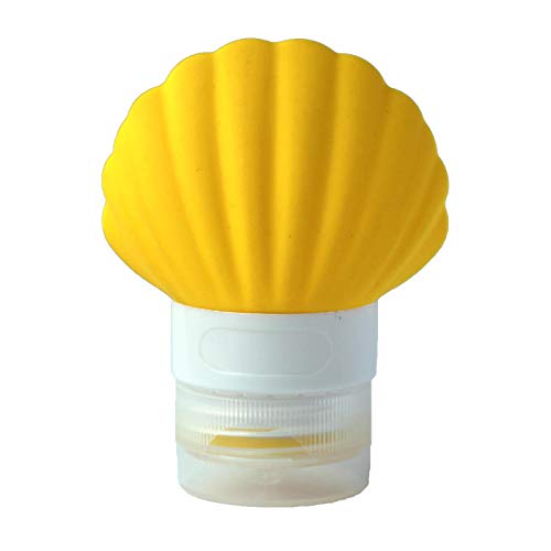 Preisvergleich Produktbild SprühflaschenTravel Sub-Flasche Badzubehör Flüssigseifenspender Duschgel Shampooflaschen für die Küche zu Hause Dosiergläser-Gelb_40ml
