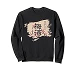 Motif japonais Umeshu Ume Prunes liqueur saké Sweatshirt