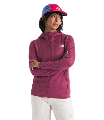 THE NORTH FACE Women's Canyonlands Full Zip Hooded Sweatshirt (Standard and Plus Size), Cyber Berry Heather, X-Large