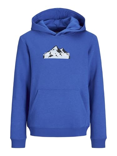 Sweatshirt à capuche garçon pour protéger du froid Jack & Jones Junior bleu