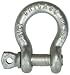 Chicago Hardware 20135 3 Carbon Screw Pin Anchor Shackle, Galvanized, 6,500 lb. Working Load Limit, 5/8