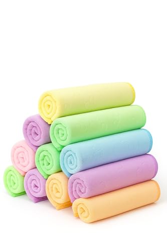 Space Fly Face Towels for Men, Women & Kids | Soft Cotton Solid C...