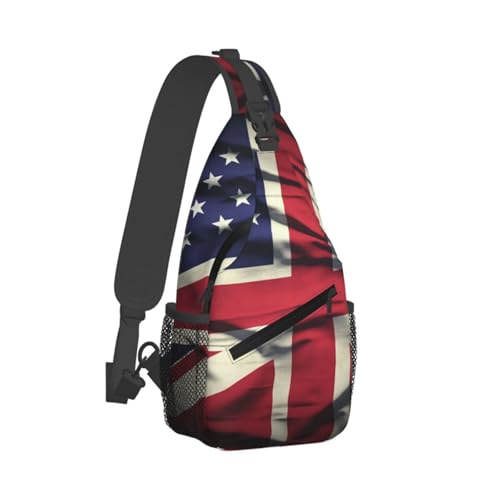 Bolso Cruzado tipo Sling para Mujeres y Hombres Negro miniatura 7