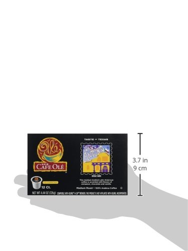 Miniatura 7 de HEB Cafe Ole - Taza individual de café para una sola porción, caja de 12 unidades (paquete de 4) (48 tazas) (San Antonio - Cuerpo medio (sutiles