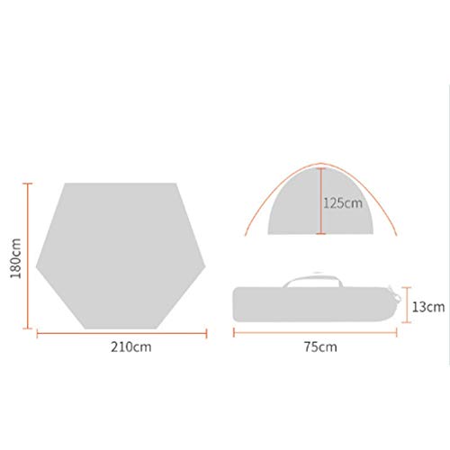 Carpa instantánea para 2-3 personas de camping ligero miniatura 2