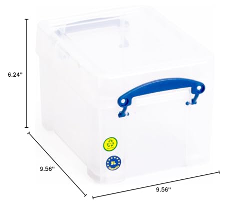 Image of Really Useful Plastic Storage Box 3 Litre Clear