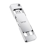 Lexar D70E 1TB Dual Drive Externe SSD,bis zu 2000 MB/s Lesen, 1800 MB/s Schreiben, Kabellose, Tragbare SSD für USB-Typ-C-/Typ-A-Geräte, Kompatibel mit iPhone 17