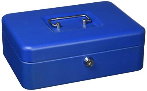 Ferrotech Caja de caudales C/Monedero y Billetero Mod 2(2 Llaves) Azul, 0 Cover