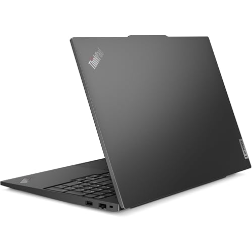 Image of Lenovo Thinkpad E16 Gen 2 Business Laptop 16.0 inch IPS WUXGA Display (AMD Ryzen 5 7535U, 16GB DDR5, 512GB PCIe SSD, Backlit KYB, Fingerprint, WiFi 6E, BT 5.3, Win 10 Home) w /DKZ Hub USB Port Expander
