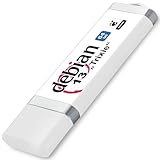 USB-Stick mit Debian 13 "Trixie" 64-Bit Betriebssystem basierend auf Linux