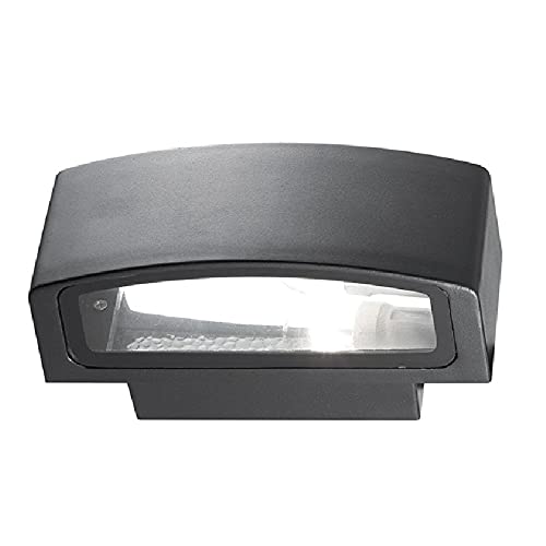 Ideal Lux Andromeda AP1 Applique Lampada da Parete LED E27 Esterno IP55 - Antracite