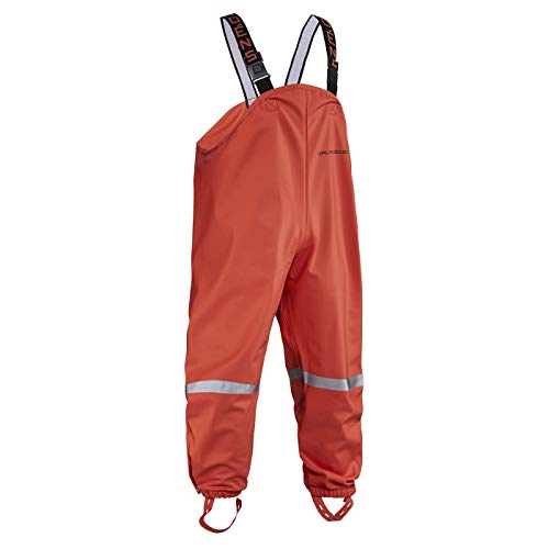 Grundéns Children's Zenith 294 Fishing Bib Pants, Orange - 6 Years