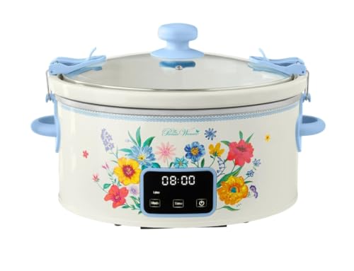 Comparison: Pioneer Woman Best Slow Cooker Pot Roast 10 Pioneer Woman Digital Slow Cooker, 6 Qt, Locking Lid, Brilliant Blooms Pattern